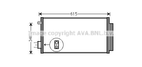 AVA QUALITY COOLING Конденсатор, кондиционер FT5412D